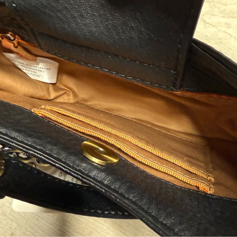 NWT HOBO Rosa Leather Crossbody Bag in Black - Picture 5 of 7
